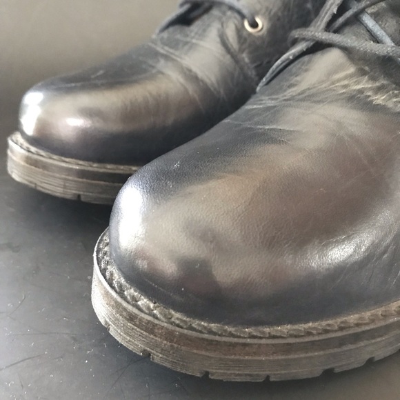 Leather Moto Boots - Picture 2 of 11